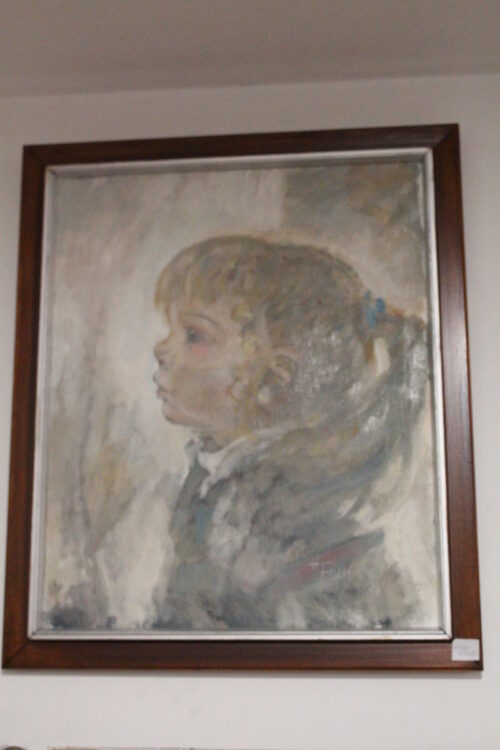 Obraz portret dziewczynki H. FALK