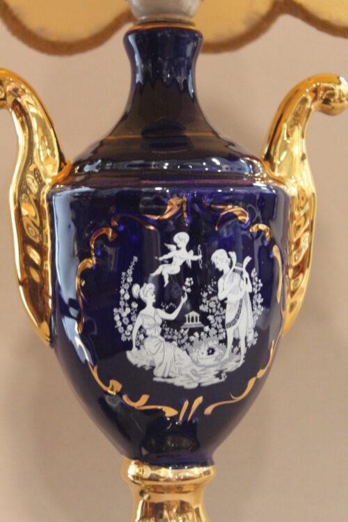 Porcelanowa lampka kobaltowa
