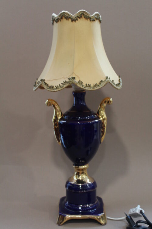 Porcelanowa lampka kobaltowa