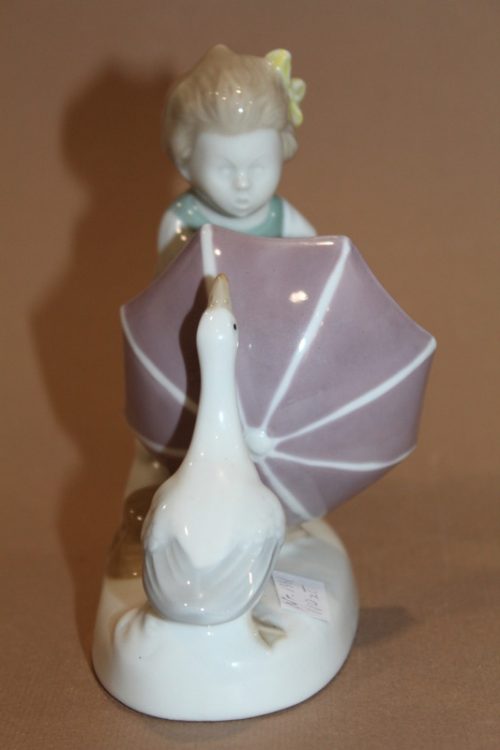 Figurka Lippelsdorf dziewczynka z parasolką