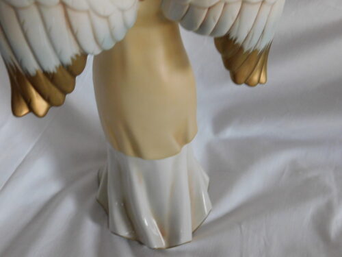 Niespotykana figurka anioł z gołębiem 35 cm. Goebel