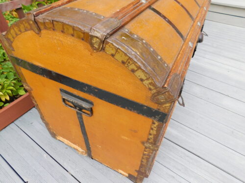 skrzynia kufer "amerika" symbol emigracji do USA