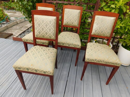 krzesła w stylu gustawianskim stabilne 4 szt