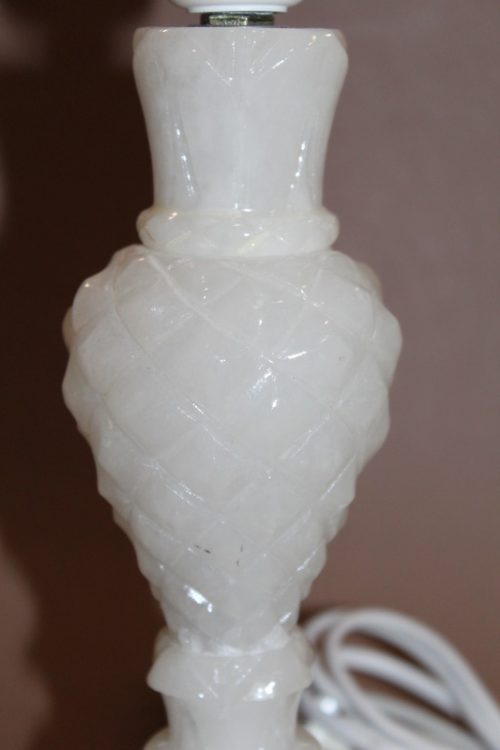 Włoska lampa z alabastru