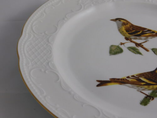 Patera porcelanowa z ptakami Fyrklövern Szwecja